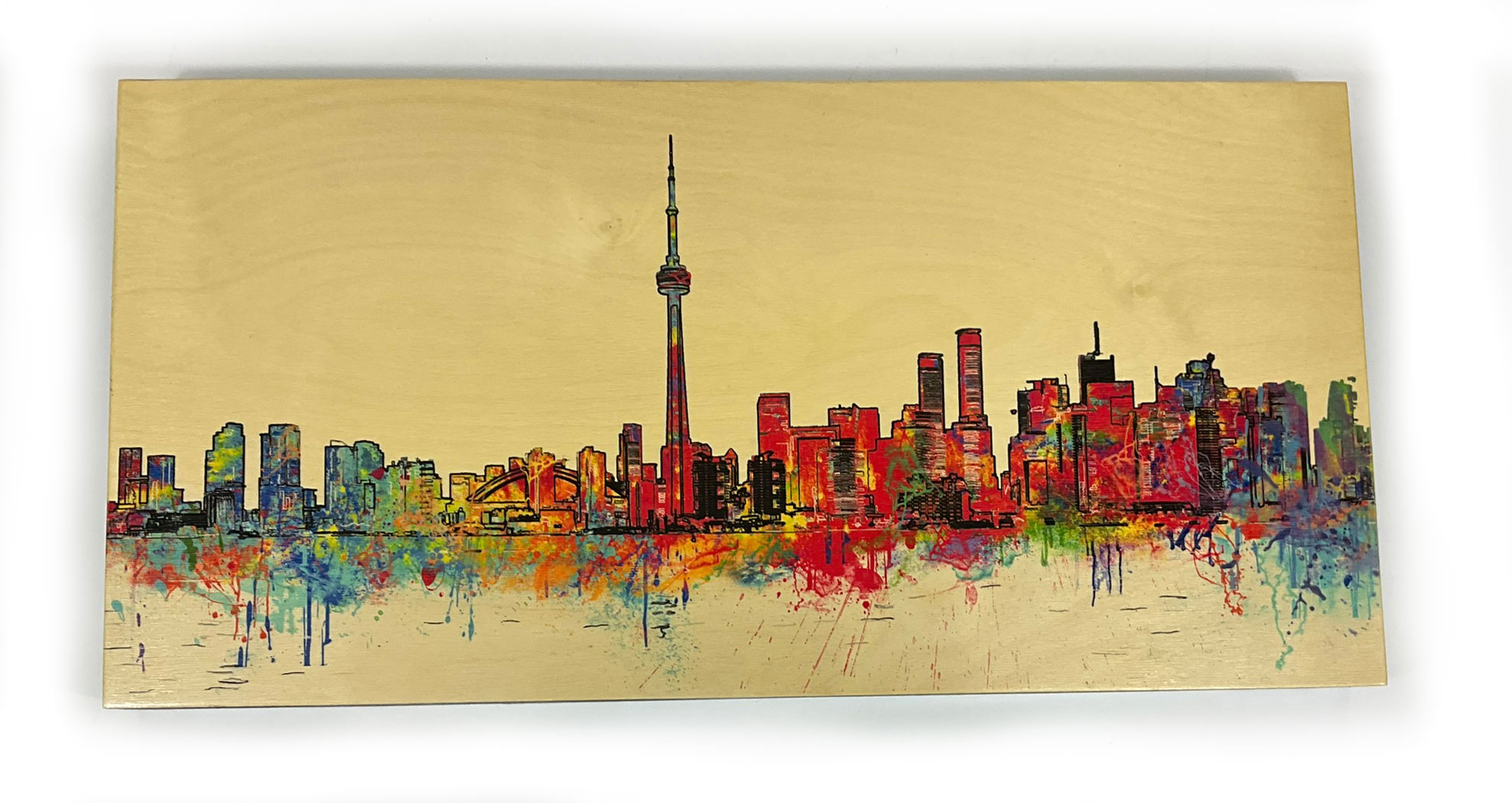 Toronto Skyline in Rainbow - Image 2