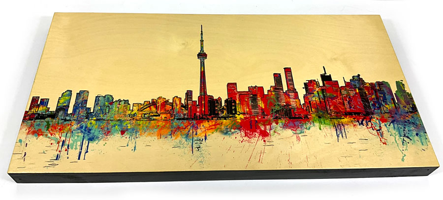 Toronto Skyline in Rainbow - Image 3