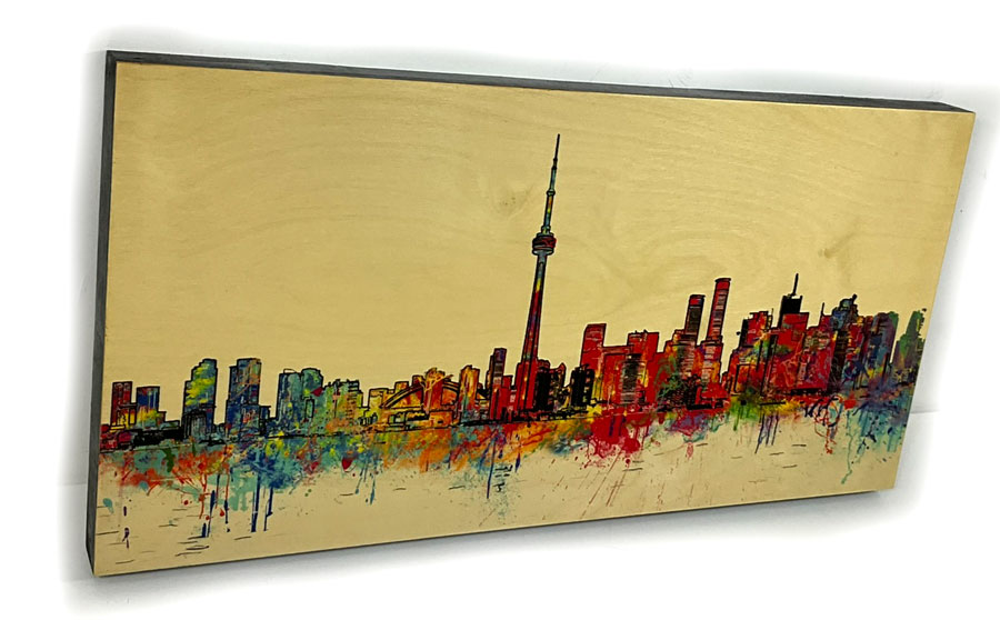 Toronto Skyline in Rainbow - Image 4