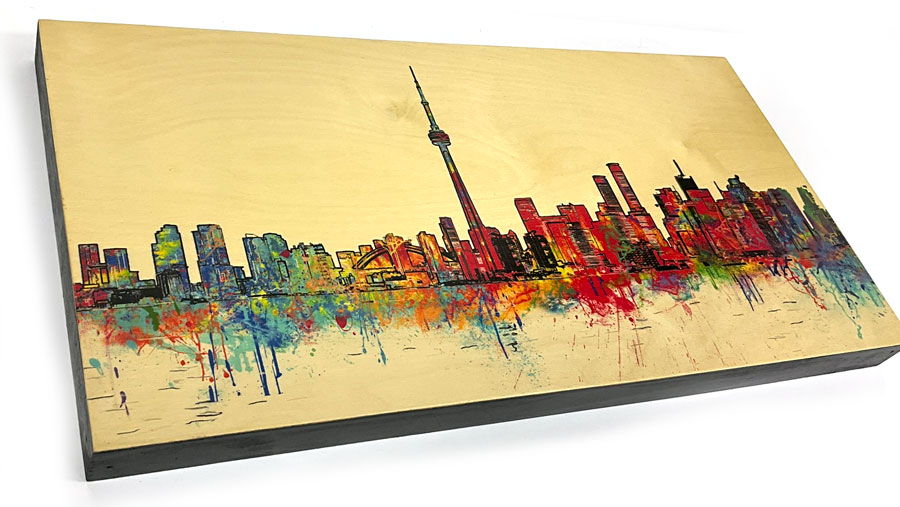 Toronto Skyline in Rainbow - Image 5