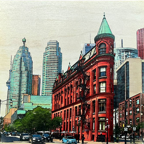 Gooderham Building Toronto Art – Historic Flatiron Wall Décor