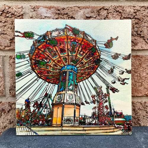 Alternative view of CNE Swing Wave Ride – Toronto Summer Fair Magic in Motion