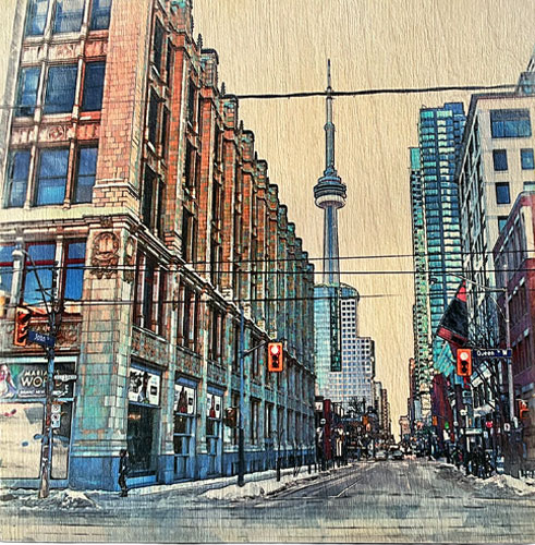 Golden Hour at Queen and John – Toronto’s Timeless Glow