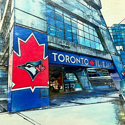 Blue Jays Rogers Centre Art – Toronto Stadium Wall Décor | Alex Pyro
