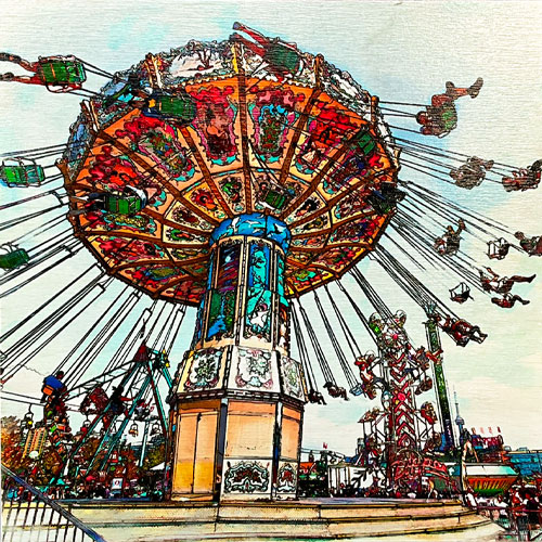 CNE Swing Wave Ride – Toronto Summer Fair Magic in Motion