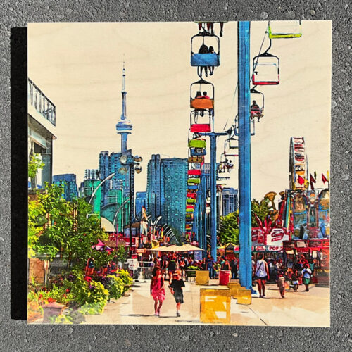 CNE Sky Ride - Toronto Skyline & Midway - Image 3